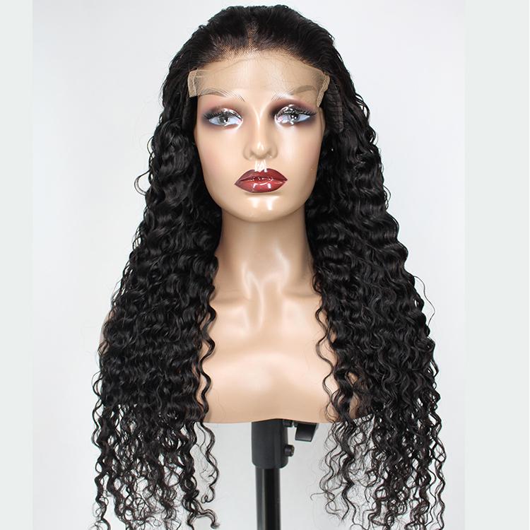 180% Density Full 4x4 Transparent Lace Front Jerry Curl Human Hair Wig| XoXoBexuty