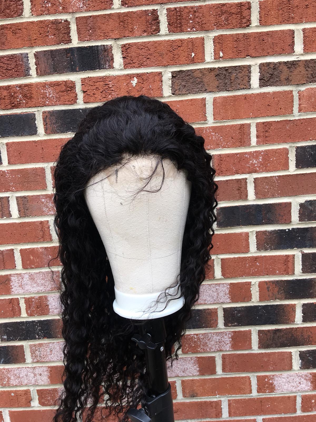 180% Density Full 4x4 Transparent Lace Front Jerry Curl Human Hair Wig| XoXoBexuty