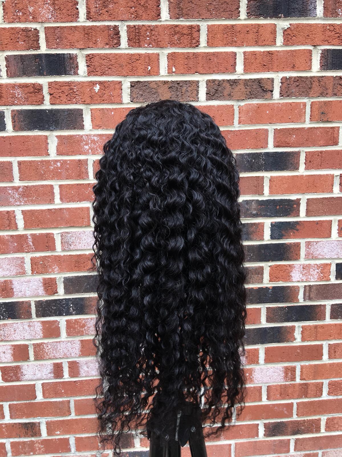 180% Density Full 4x4 Transparent Lace Front Jerry Curl Human Hair Wig| XoXoBexuty